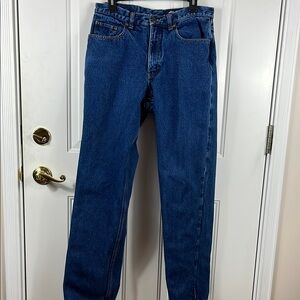 Eddie Bauer Men's Straight Leg Jeans - Deep Blue